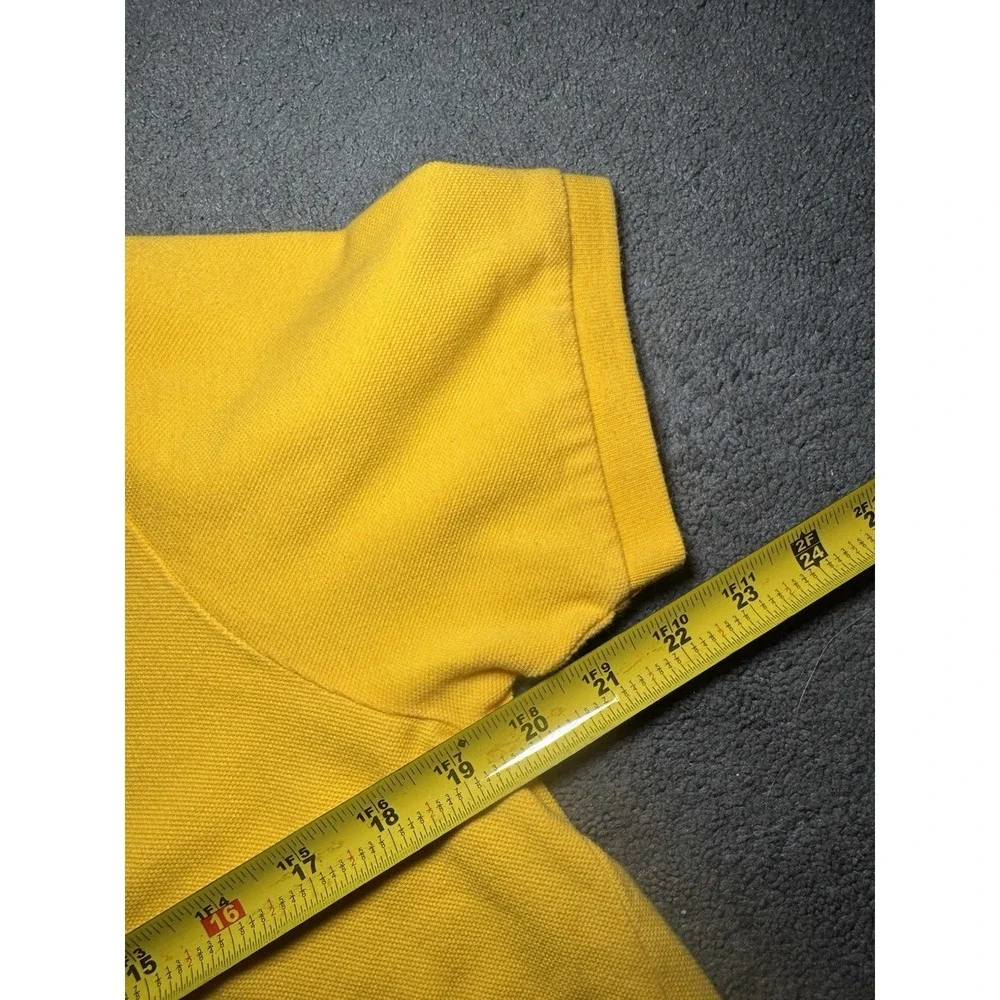 Lauren Ralph Lauren Yellow Polo Shirt Womens Size Small Crest Logo